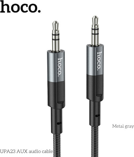 Hoco 3.5mm Male To 3.5mm Male Audio Cable Black 1m UPA23
