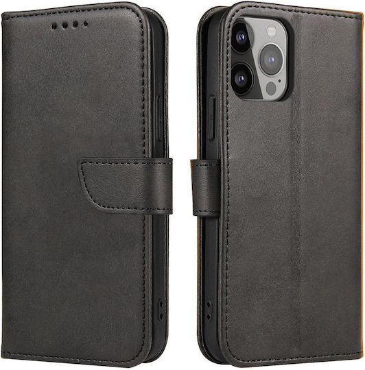 Hurtel Magnet Wallet Σιλικόνης / Δερμάτινο Black (Redmi A1+ / A2+)