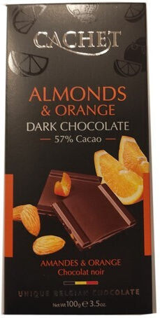 Vio Agros Chocolate Dark Orange and Almond with 57% Cocoa 100gr