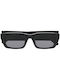 Palm Angels Women's Sunglasses with Black Plastic Frame and Black Lens