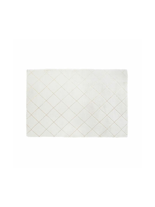 DKD Home Decor Rug Rectangular White