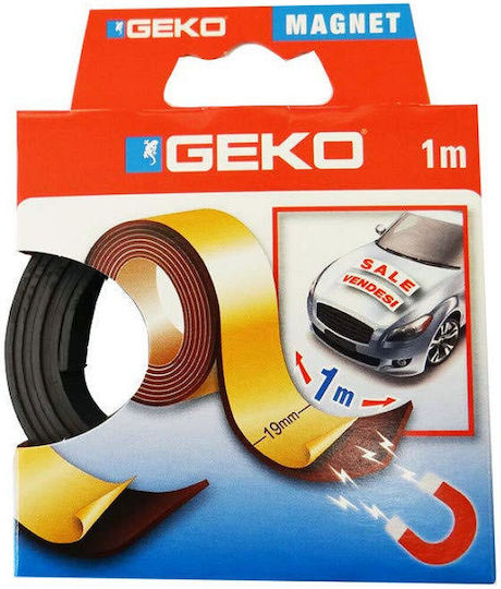 Geko Self-Adhesive Foam Double-Sided Tape Black 19mmx1m 1pcs