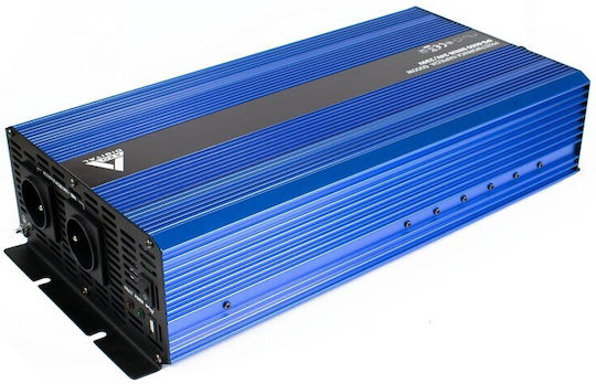 Azo Digital IPS-6000S Inverter Αυτοκινήτου 6000W για Μετατροπή 24V DC σε 230V AC