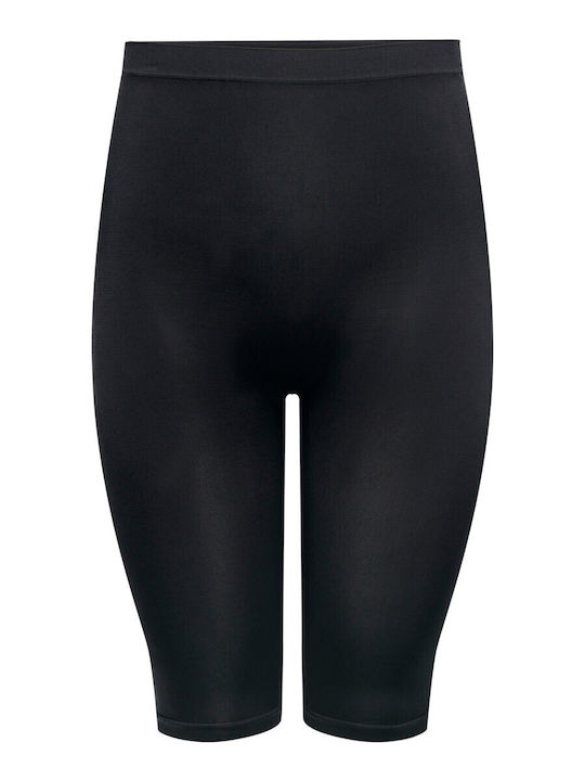 Schulung Frauen Fahrrad Leggings Hochgeschnitten Schwarz