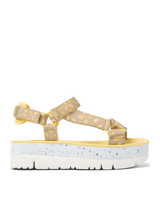 Camper Oruga Up Γυναικεία Σανδάλια Sporty Flatf...