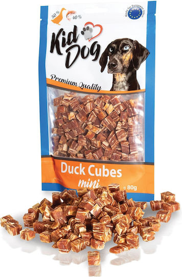 KidDog Mini Cubes Hundeleckerlis mit Ente 80gr