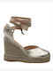 Sante Day2day Women's Platform Espadrilles Gold