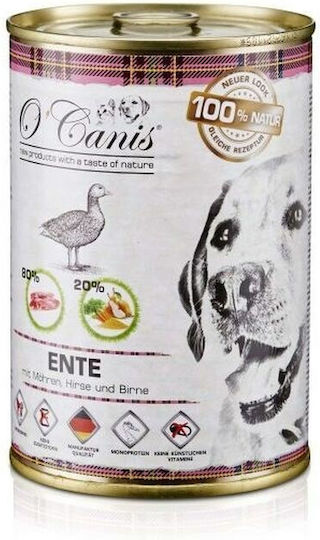 O'Canis Wet Food Dogs in Cans with Carrot and Duck Gluten-Free 400gr