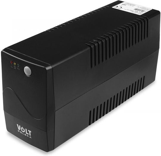 Volt Polska PICO UPS Line-Interactive 800VA 480W με 2 Schuko Πρίζες