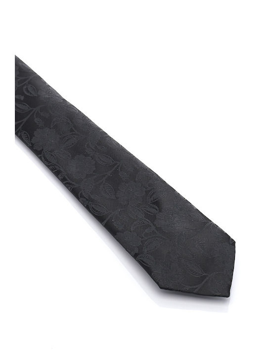 Unounouno GRA-071 Herren Krawatte Gedruckt in Schwarz Farbe