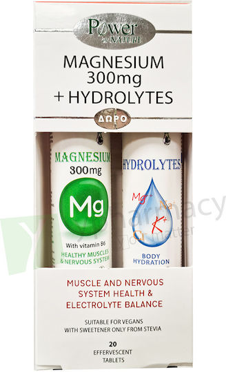 Magnesium 300mg 20 eff. tabs & Electrolytes 20 eff. tabs Lemon