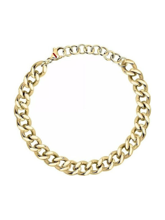 Sector Chain Hand made of Steel Gold-plated