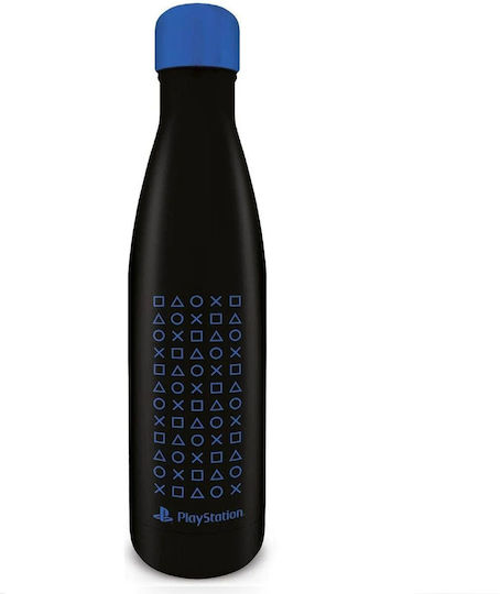 Pyramid International PlayStation Symbol Pattern Μπουκάλι Θερμός Ανοξείδωτο 540ml Μαύρο