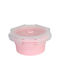 Keskor Cutie pentru Mâncare Plastic Roz 390ml 1buc