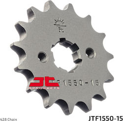 JT Sprockets Front Sprocket 15 Teeth for Yamaha Crypton-X 135 / MT-125 / YZF 125 R