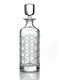 Novaker Queen Crystal Decanter for Whiskey 31cm with Stopper Transparent 750ml KM420