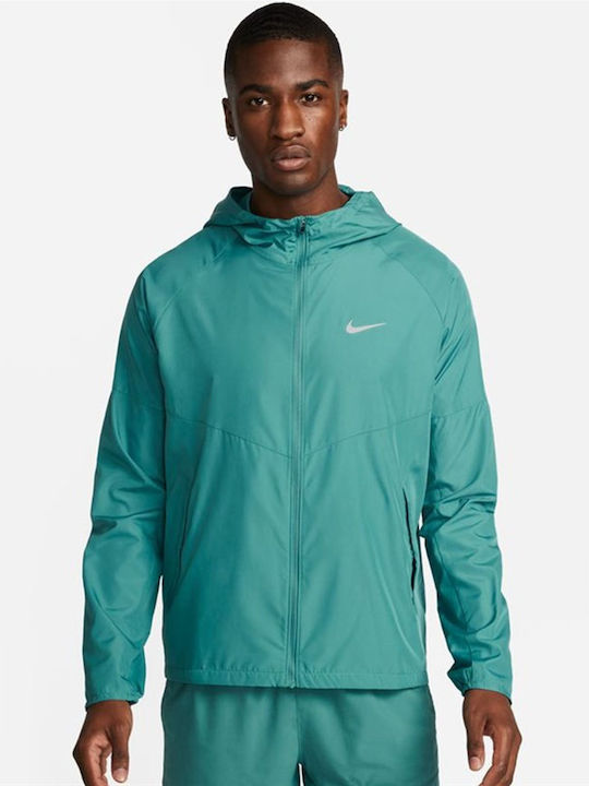 Nike Repel Miler Sportjacke Wasserdicht Türkis
