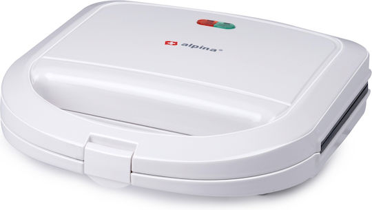 Alpina Appliances Sandwich Maker for for 2 Sandwiches Sandwiches 750W White
