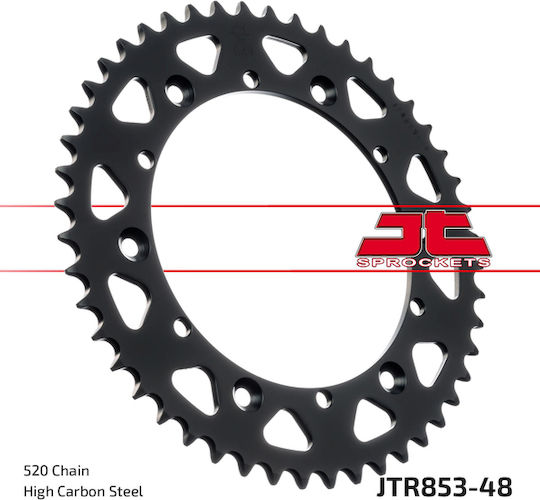 JT Sprockets Заден зъбен колело 48 Зъби за Yamaha ТТР / YZ 125