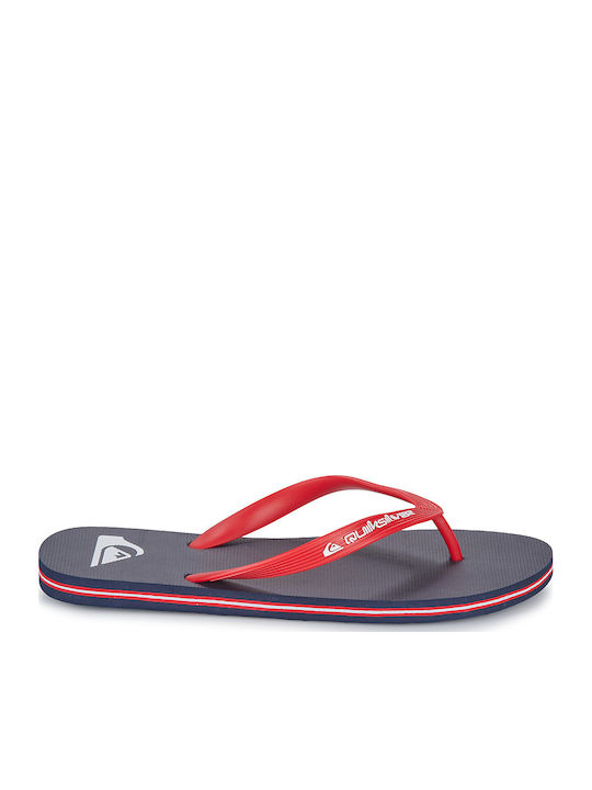 Quiksilver Molokai Men's Flip Flops Blue/Red