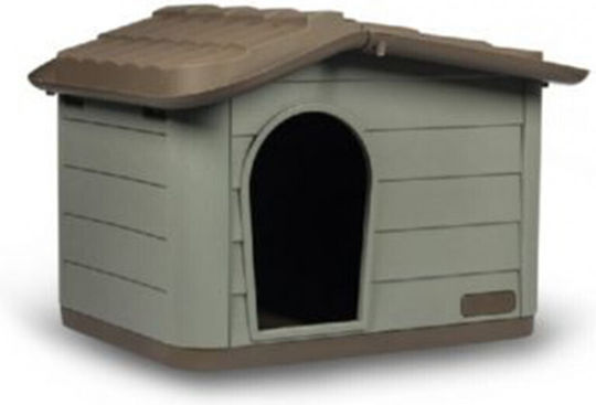 MP Bergamo Princess Dog House Plastic Outdoor Green 75x59x55cm