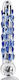 ToyJoy Diamond Dazzler Γυάλινο Dildo Μπλε 16cm
