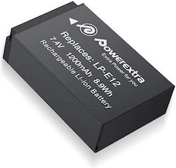Powerextra CN-LPE12 Camera Battery 1200mAh Compatible with Canon LP-E12