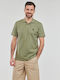 Polo Short Sleeve Khaki Blouse