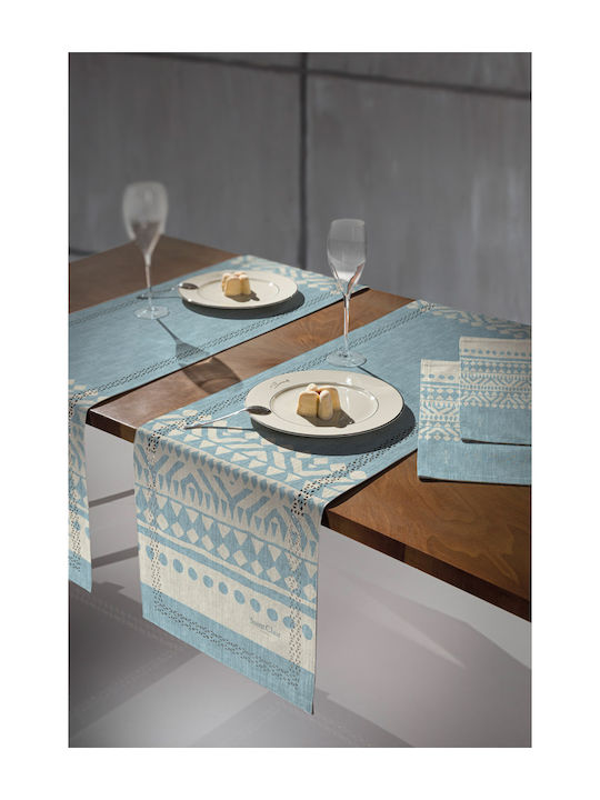 Saint Clair 2038 Polyester Tablecloth Runner Denim 40x160cm