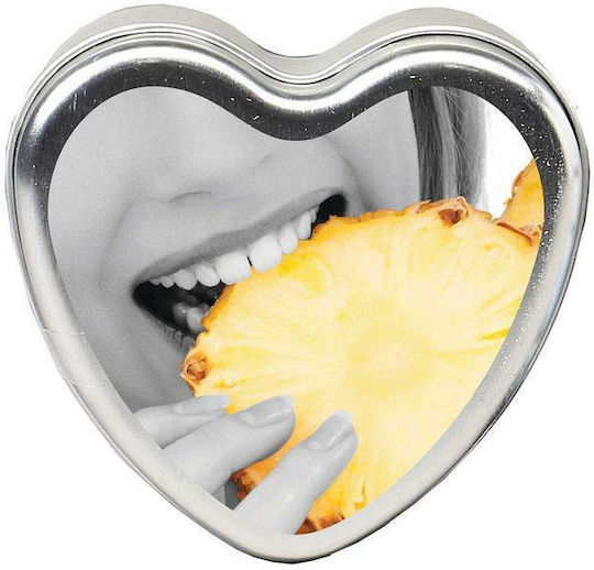 Earthly Body Massage Candle Hemp Seed 3 in 1 Edible with Scent Pineapple 113gr