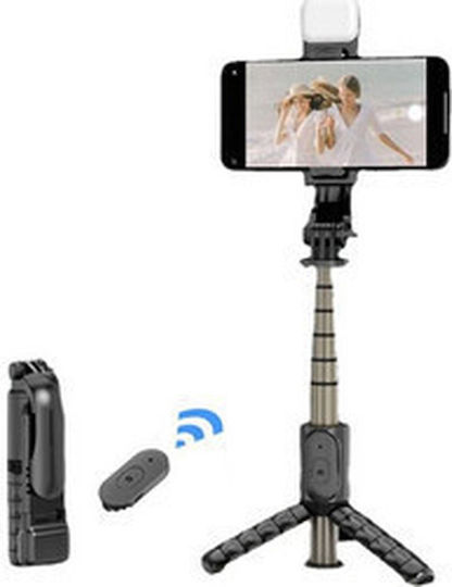 Andowl Q10S Селфи стик с Bluetooth Черен