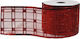 TnS Fabric Ribbon Red 4.5m 1pcs