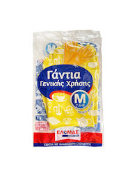Elomas Oven Gloves Plastic Medium Yellow 1pcs