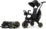 Doona Παιδικό Τρίκυκλο Ποδήλατο Πτυσσόμενο, Μετατρεπόμενο με Χειρολαβή Γονέα & Σκίαστρο Liki Trike S5 για 10+ Μηνών Μαύρο