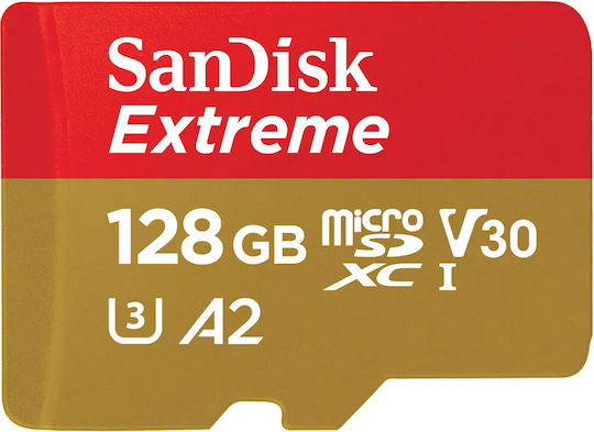 Sandisk Extreme microSDXC 128GB U1 V30 UHS-I 190MB/s