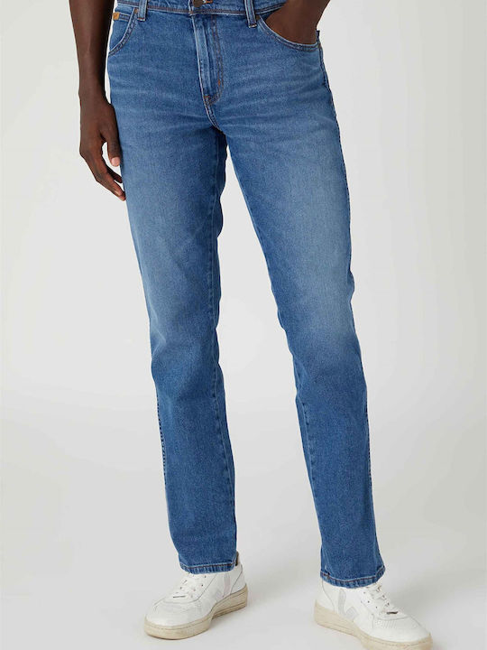 The Marverick Men's Elastic Jeans Pants With Slim Fit Light Blue