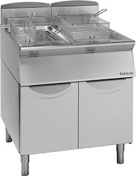 Giorik Fritteuse Erdgas Doppel 18kW Kapazität 2x13lt 60x70x90cm Giorik Fritteuse Erdgas Doppel 18kW Kapazität 2x13lt 60x70x90cm