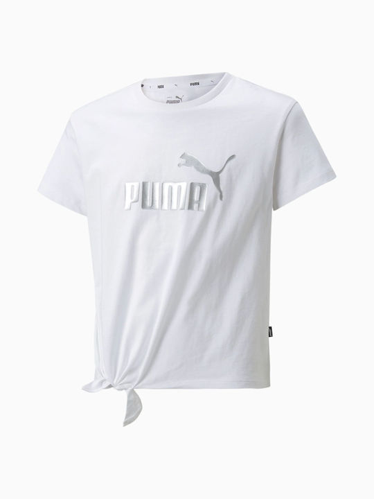 Puma Kids' Blouse Short Sleeve White