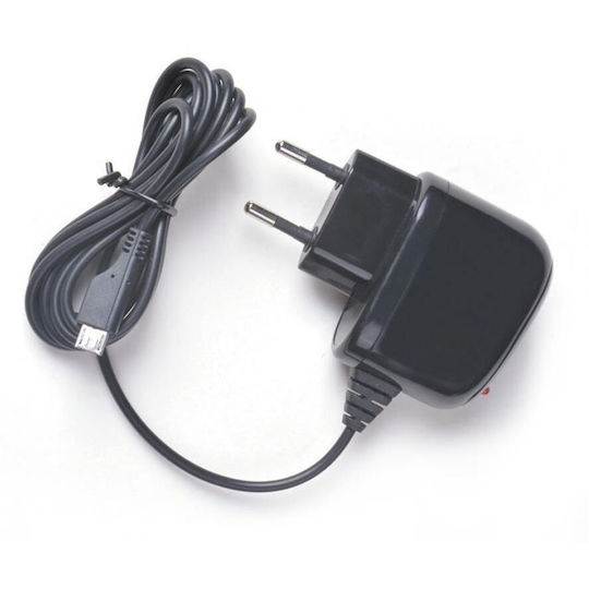 2GO Ladegerät mit integriertem Kabel Micro-USB Schwarzς (795570)