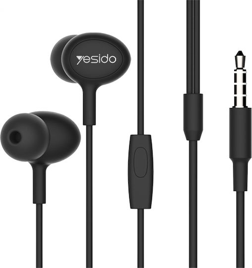 Yesido YH-13 În ureche Handsfree cu Mufă 3.5mm Negru