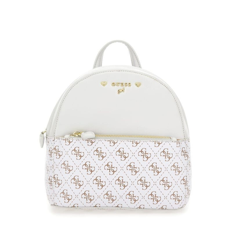 Guess white online backpack