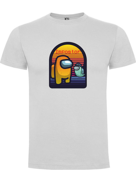 Tshirtakias Among Us Impostor T-shirt Among Us White 212102-TSHIRT-WHITE