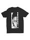 T-shirt Attack on Titan Eren Freedom σε Μαύρο χρώμα