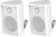 Tele On-wall Speakers 60W SPS-300 SPS-300W (Pair) 9.5x10x14.5cm in White Color