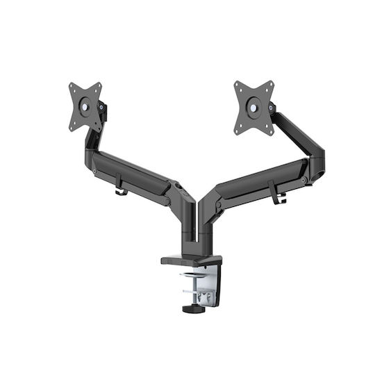 Neomounts Stand Desk Mounted for 2 Monitors up to 32" with Arm (DS70-810BL2)