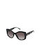 Nina Ricci Women's Sunglasses with Black Plastic Frame and Black Gradient Lens