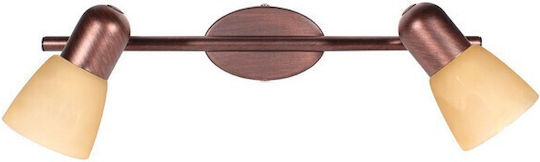 Omnia Dacar Doppel Spot mit Fassung E14 in Lila Farbe Omnia Dacar Doppel Spot mit Fassung E14 in Lila Farbe