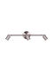 Omnia Jess Triple LED Warm White Spot with Socket GU10 in Silver Color