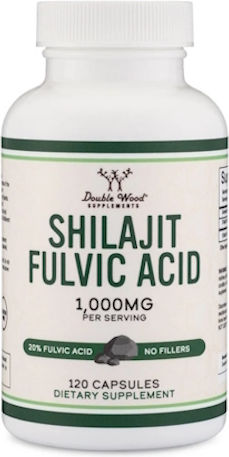 Double Wood Shilajit 1000mg 120 Mützen