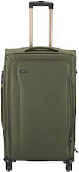 Explorer Luggage 15904 Μεσαία Βαλίτσα με ύψος 68cm σε Χακί χρώμα